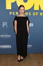EMILIA CLARKE at Ponies Premiere in New York 01/14/2026