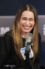 EMILIA CLARKE at SiriusXM Studios in New York City 01/14/2026