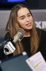 EMILIA CLARKE at SiriusXM Studios in New York City 01/14/2026