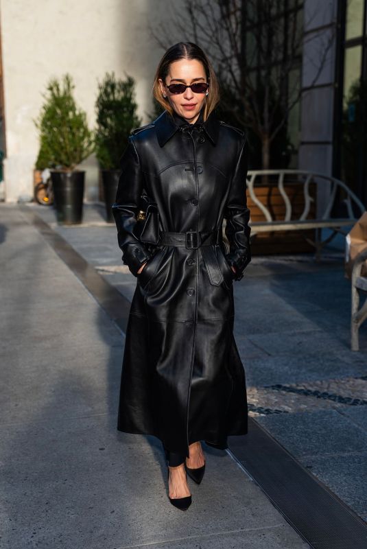 EMILIA CLARKE Out and About in New York City 01/12/2026