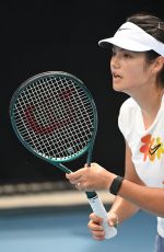 EMMA RADUCANU at a Practice Session at 2026 Australian Open in Melbourne 01/19/2026