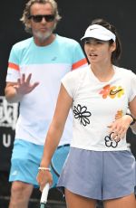 EMMA RADUCANU at a Practice Session at 2026 Australian Open in Melbourne 01/19/2026