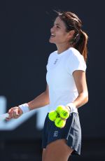 EMMA RADUCANU at a Practice Session at 2026 Australian Open in Melbourne 01/20/2026