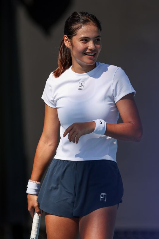 EMMA RADUCANU at a Practice Session at 2026 Australian Open in Melbourne 01/20/2026