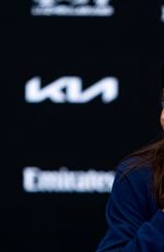 EMMA RADUCANU at a Press Conference Ahead of 2026 Australian Open in Melbourne 01/17/2026