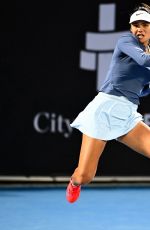 EMMA RADUCANU at First Round of Hobart International in Hobart 01/13/2026