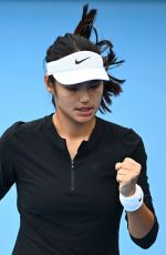 EMMA RADUCANU at Hobart International in Hobart 01/14/2026