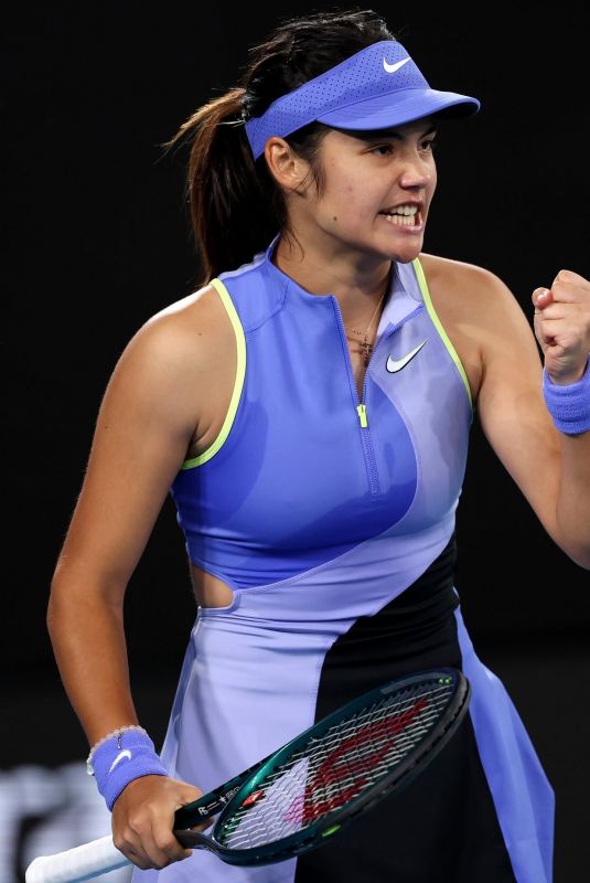 EMMA RADUCANU Wins 1st Round Match at Australian Open 01/18/2026