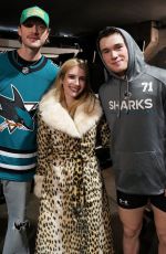 EMMA ROBERTS at Los Angeles Kings vs San Jose Sharks Game in Los Angeles 01/07/2026