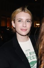 EMMA ROBERTS Out for Diiner at Nobu in Milan 01/19/2026