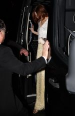 EMMA STONE Arrives at Chateau Marmont Hotel After Golden Globe Awards in Los Angeles 01/11/2026