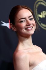 EMMA STONE at AFI Awards 2025 at Four Seasons Hotel in Beverly Hills 01/09/2026