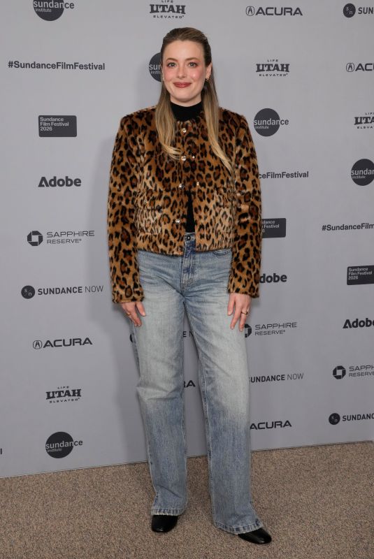 GILLIAN JACOBS at The Musical Premiere at 2026 Sundance Film Festival in Park City 01/25/2026