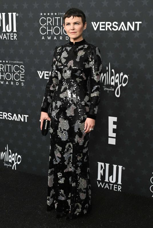 GINNIFER GOODWIN at 31st Annual Critics Choice Awards in Santa Monica 01/04/2026