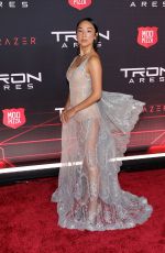 GRETA LEE at Tron: Ares Premiere in Hollywood 10/06/2025