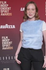 HANNAH EINBINDER at 2026 Film Independent Spirit Awards Nominee Brunch in Los Angeles 01/10/2026