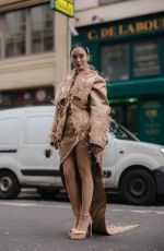 HEART EVANGELISTA Arrives at Ashi Studio Haute Couture Spring Summer 2026 Show at Paris Fashion Week 01/29/2026