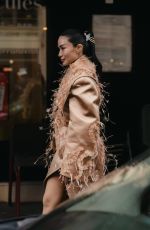 HEART EVANGELISTA Arrives at Ashi Studio Haute Couture Spring Summer 2026 Show at Paris Fashion Week 01/29/2026