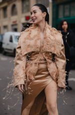 HEART EVANGELISTA Arrives at Ashi Studio Haute Couture Spring Summer 2026 Show at Paris Fashion Week 01/29/2026