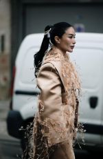 HEART EVANGELISTA Arrives at Ashi Studio Haute Couture Spring Summer 2026 Show at Paris Fashion Week 01/29/2026