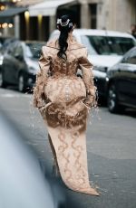 HEART EVANGELISTA Arrives at Ashi Studio Haute Couture Spring Summer 2026 Show at Paris Fashion Week 01/29/2026