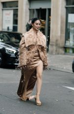 HEART EVANGELISTA Arrives at Ashi Studio Haute Couture Spring Summer 2026 Show at Paris Fashion Week 01/29/2026
