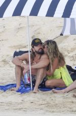 HEIDI KLUM and Tom Kaulitz at a Beach in St Barts 01/06/2026