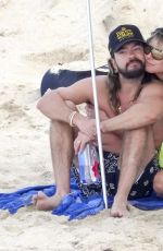 HEIDI KLUM and Tom Kaulitz at a Beach in St Barts 01/06/2026