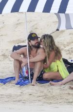 HEIDI KLUM and Tom Kaulitz at a Beach in St Barts 01/06/2026