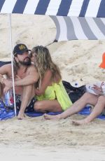 HEIDI KLUM and Tom Kaulitz at a Beach in St Barts 01/06/2026