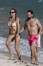 HEIDI KLUM in Bikini at a Beac in Saint Barthelemy 01/04/2026