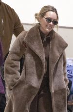 HILARY DUFF Arrives at Airport in Toronto 01/22/2026