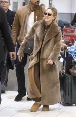 HILARY DUFF Arrives at Airport in Toronto 01/22/2026