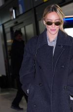 HILARY DUFF at Newark Liberty International Airport in New York City 01/28/2026
