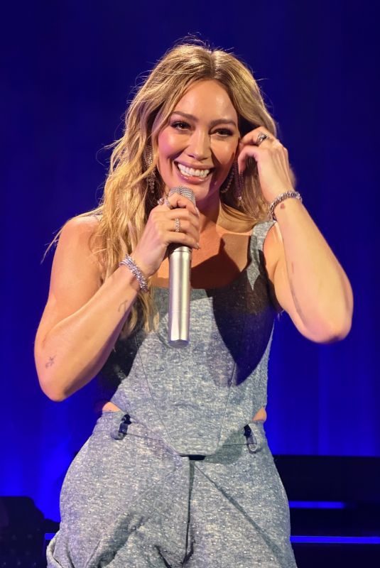 HILARY DUFF Performs First Show on Her Small Rooms, Big Nerves Tour at O2 Shepherd’s Bush Empire in London 01/19/2026