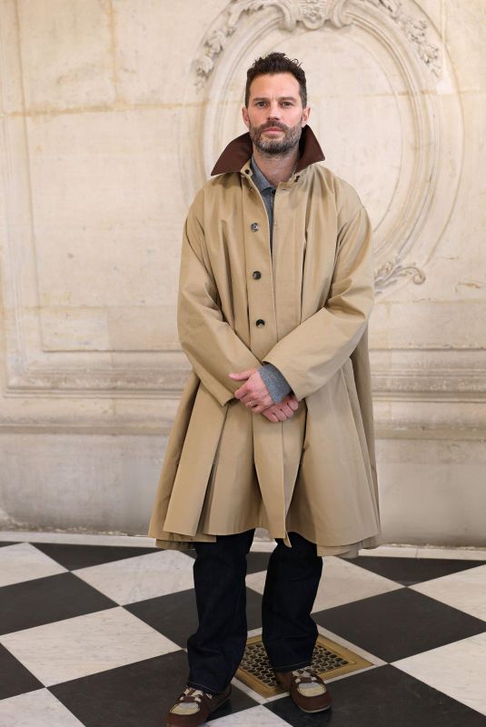 Jamie Dornan at Dior Homme Menswear Fall/Winter 2026-2027 Show at Paris Fashion Week 01/21/2026