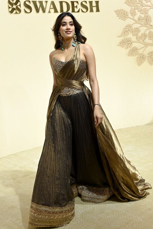 JANHVI KAPOOR at an Event Celebrating Swadesh Flagship Store in Mumbai 12/05/2025