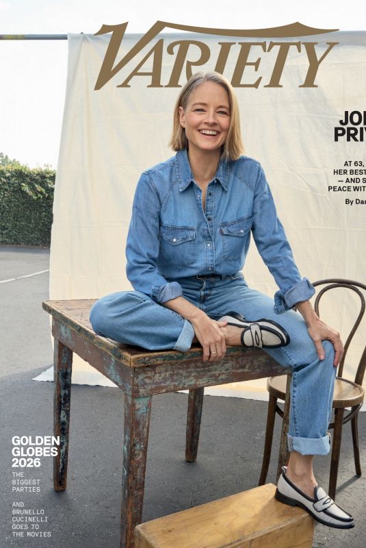 JODIE FOSTER in Variety Magazine, January 2026