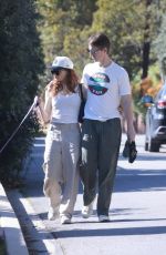 JOEY KING and Steven Piet Walks Their Dog Out in Los Feliz 01/17/2026