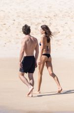 KAIA GERBER in Bikini at a Beach in Cabo 12/31/2025