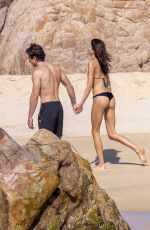 KAIA GERBER in Bikini at a Beach in Cabo 12/31/2025