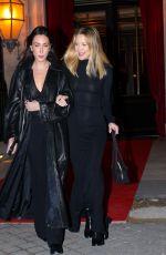KATE HUDSON Leaves Her Hotel in Paris 01/26/2026