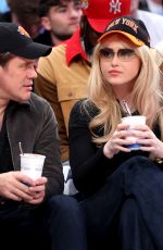 KATHRYN NEWTON at Los Angeles Clippers vs New York Knicks Game at Madison Square Garden in New York City 01/07/2026