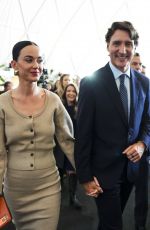 KATY PERRY and Former Prime Minister Justin Trudeau Katy Perry Leaves an Event at World Economic Forum in Switzerland 01/20/2026