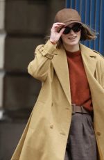 KEIRA KNIGHTLEY on the Set of Netflix Thriller Black Doves in London 01/20/2026