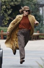 KEIRA KNIGHTLEY on the Set of Netflix Thriller Black Doves in London 01/20/2026