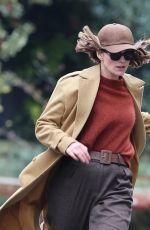 KEIRA KNIGHTLEY on the Set of Netflix Thriller Black Doves in London 01/20/2026