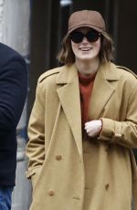 KEIRA KNIGHTLEY on the Set of Netflix Thriller Black Doves in London 01/20/2026