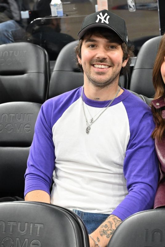KELLI BERGLUND at Boston Celtics vs Los Angeles Clippers Game at Intuit Dome in Inglewood 01/03/2026