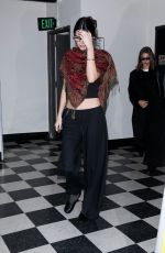 KENDALL JENNER and HAILEY BIEBER Leaves Sushi Park Restaurant in West Hollywood 01/10/2026
